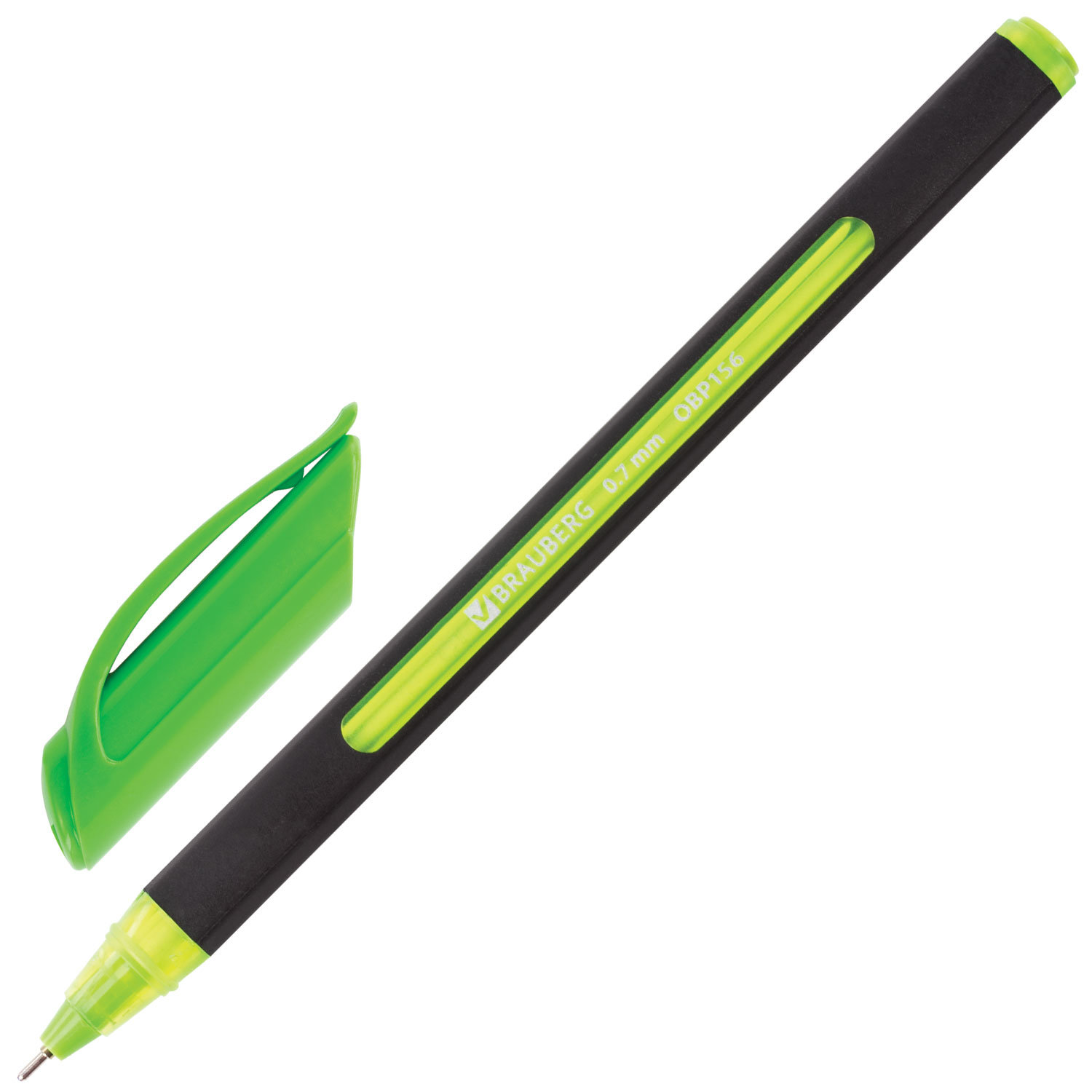 Ручка шариковая масляная "Extra Glide Soft Color", СИНЯЯ, узел 0,7 мм, линия письма 0,35 мм, BRAUBERG 