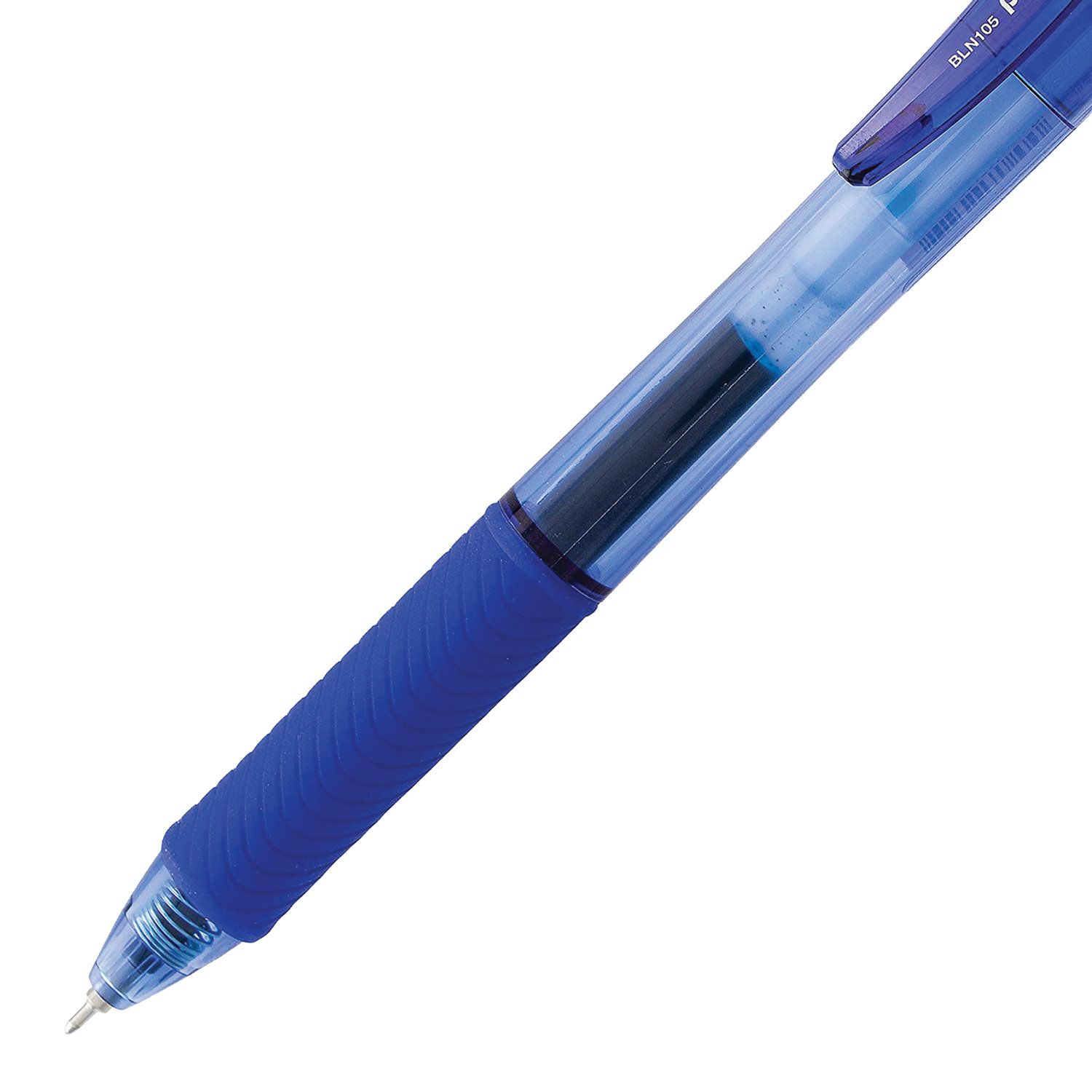 Ручка гелевая автоматическая с грипом PENTEL (Япония) "Energel-X", СИНЯЯ, узел 0,5 мм, линия письма 0,25 мм, BLN105-C