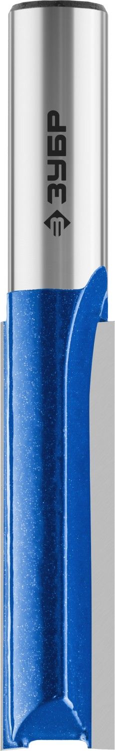 Фреза пазовая прямая, удлиненная, D= 14мм, рабочая длина-51мм, хв.-12 мм, ЗУБР Профессионал