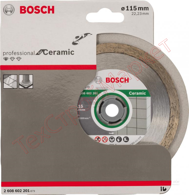 Диск алмазный Bosch Stf Ceramic 115-22,23 
