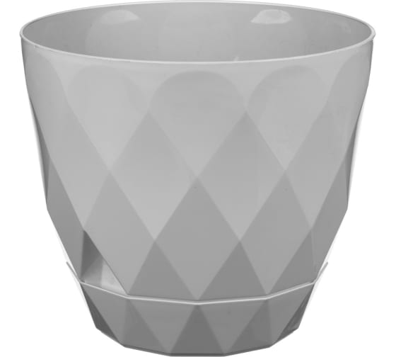 Горшок для цветов "Laurel" D145мм, 1,3л с поддоном (серый)