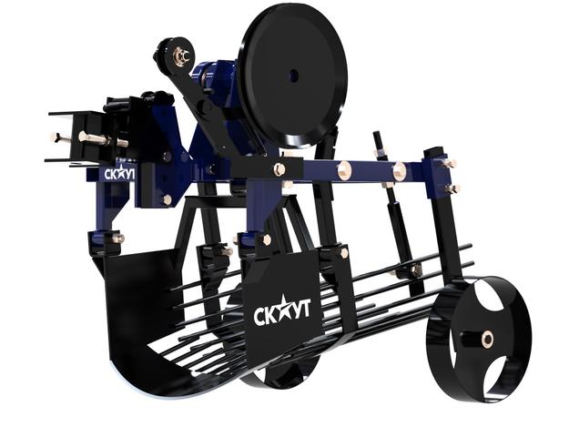 Картофелекопалка грохотная СКАУТ PH-2 для мотоблока или минитрактора