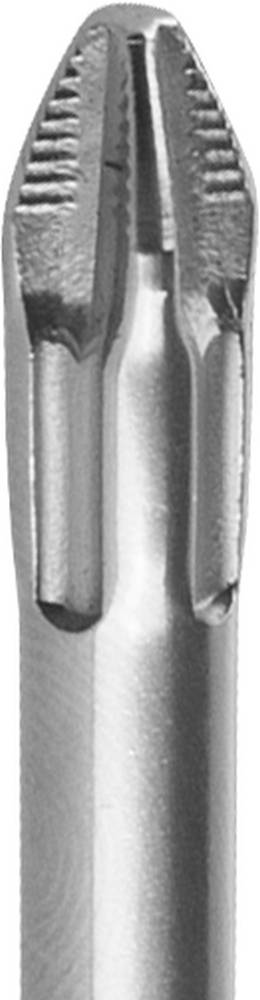 Отвертка KRAFTOOL, Cr-Mo-V сталь, двухкомпонентная противоскользящая рукоятка, PH, №2x100мм