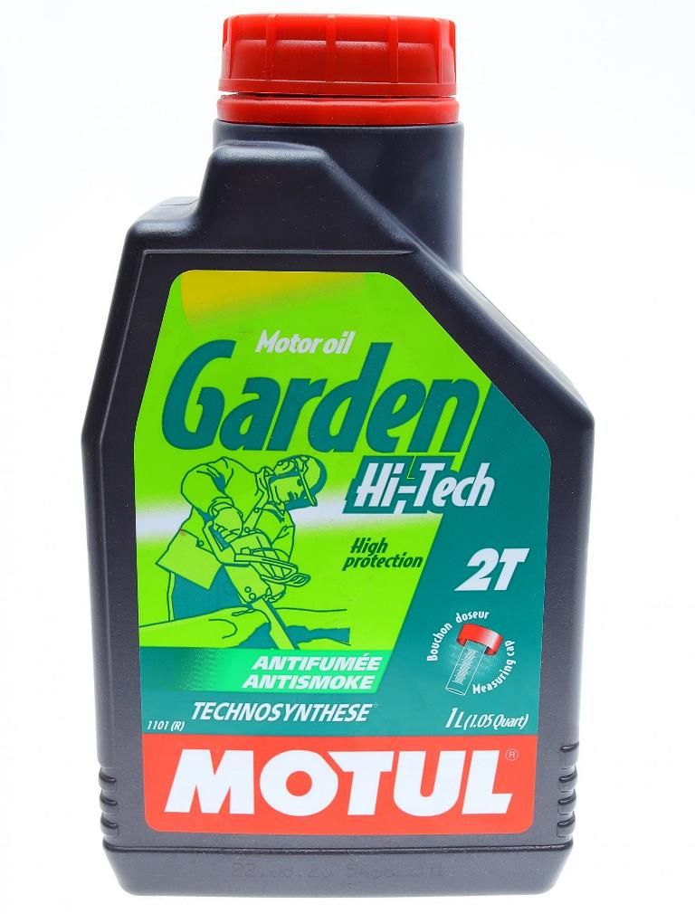 Масло моторное полусинтетическое малодымное MOTUL Garden 2T Hi-Tech (1л)